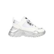 Versace Jeans Couture Kontrasterande låga sneakers White, Dam