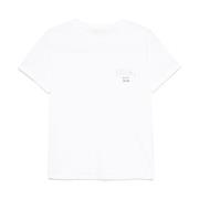 Liu Jo Vit Logotyp T-shirt och Polo White, Dam