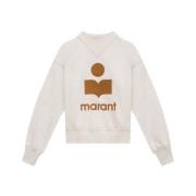 Isabel Marant Étoile Ecru Sweatshirt Moby-GZ Beige, Dam