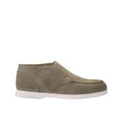 Doucal's Herr chukka loafer i mocka | grå Green, Herr