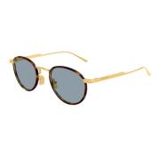 Bottega Veneta Solglasögon i Windsor-stil med acetatram Yellow, Unisex