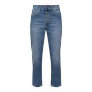 Dondup Raka Jeans Koons Modell Ankellängd Blue, Dam