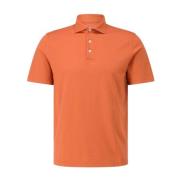 Fedeli Jersey Polo Shirt Orange, Herr