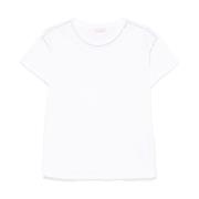 Liu Jo Vit Crewneck T-shirt med Strass White, Dam