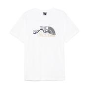 The North Face Vit Logo Print Crew Neck T-shirt White, Herr