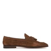 Church's Brun Mocka Loafers med Tassel Detalj Brown, Herr