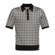 Amiri Polo med logotyp Black, Herr