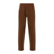 Loro Piana Kashmir Brun Socker Melange Byxor Brown, Herr