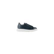 Emporio Armani Klassiska Sneakers Blue, Herr