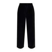 AllSaints Velour sweatpants Vin Black, Dam