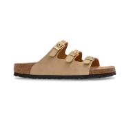 Birkenstock Florida Fresh Slides Beige, Dam