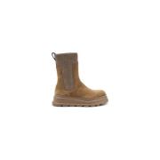 Frau Mocka Chelsea Boots Unikt Design Brown, Herr