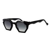 Yohji Yamamoto Stiliga solglasögon Slook 13 Black, Unisex