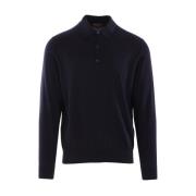 Loro Piana Navy Blue Bomull T-shirts och Polos Blue, Herr