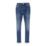 Brunello Cucinelli Klassiska Denim Jeans för Vardagsbruk Blue, Herr