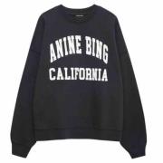 Anine Bing Vintage-inspirerad California sweatshirt Black, Dam