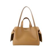 Acne Studios Brun Läder Shopper Väska Brown, Dam