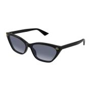 Gucci Polariserade Cat-Eye Solglasögon Gg1815S 005 Black, Dam