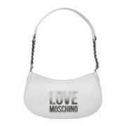 Love Moschino Små väskor för kvinnor Vår/Sommar Kollektion White, Dam