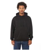 Rassvet Logo Hoodie Stickad med Framficka Black, Herr