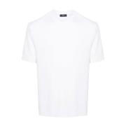 Herno Vit Stickad T-shirt White, Herr