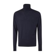 John Smedley Midnight Långärmad Crew Neck Pullover Black, Herr