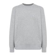 Autry Bomull Crewneck Sweatshirt med Logodetalj Gray, Herr