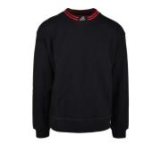 Diesel Svart Bomulls Sweatshirt Rund Hals Black, Herr