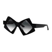 Yohji Yamamoto Stiliga solglasögon Slook 004 Black, Unisex