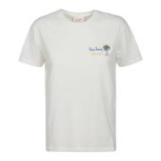 MC2 Saint Barth Färgglad Gin Tonic Broderad T-shirt White, Dam