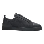 Christian Louboutin Låg Topp Sneaker med Louis Stil Black, Herr