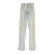 MM6 Maison Margiela Klassiska Denim Jeans Blue, Herr