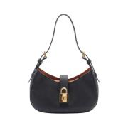 Louis Vuitton Vintage Pre-owned Laeder crossbodyvskor Black, Dam