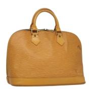 Louis Vuitton Vintage Pre-owned Laeder handvskor Yellow, Dam