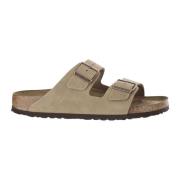 Birkenstock Mocka Kork Sandaler Justerbar Spänne Beige Beige, Herr