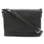 Louis Vuitton Vintage Pre-owned Laeder crossbodyvskor Black, Herr