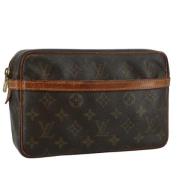 Louis Vuitton Vintage Pre-owned Canvas kuvertvskor Brown, Dam