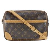 Louis Vuitton Vintage Pre-owned Canvas crossbodyvskor Brown, Dam