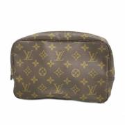 Louis Vuitton Vintage Pre-owned Tyg kuvertvskor Brown, Dam