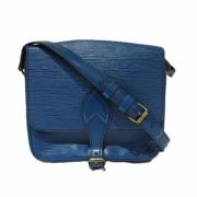 Louis Vuitton Vintage Pre-owned Tyg louis-vuitton-vskor Blue, Dam