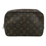 Louis Vuitton Vintage Pre-owned Canvas kuvertvskor Brown, Dam