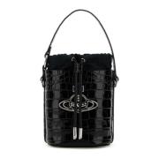 Vivienne Westwood Daisy Hinkväska i Svart Läder Black, Dam