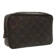 Louis Vuitton Vintage Pre-owned Canvas kuvertvskor Brown, Dam