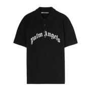 Palm Angels Svarta T-shirts och Polos Black, Herr