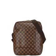 Louis Vuitton Vintage Pre-owned Canvas axelremsvskor Brown, Dam