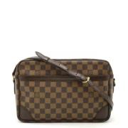 Louis Vuitton Vintage Pre-owned Canvas crossbodyvskor Brown, Dam