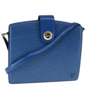 Louis Vuitton Vintage Pre-owned Laeder louis-vuitton-vskor Blue, Dam