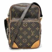 Louis Vuitton Vintage Pre-owned Canvas axelremsvskor Brown, Dam