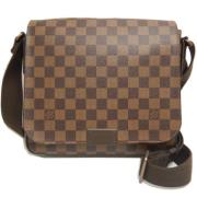 Louis Vuitton Vintage Pre-owned Canvas crossbodyvskor Brown, Dam