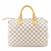 Louis Vuitton Vintage Pre-owned Canvas louis-vuitton-vskor White, Dam